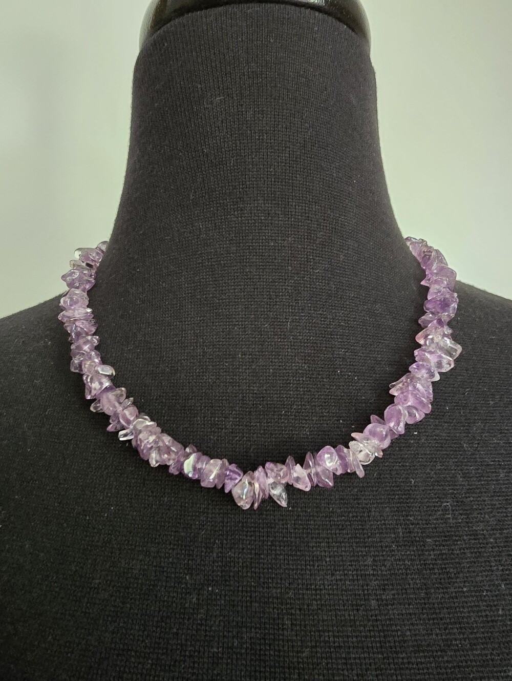 Natural Amethyst Chip Necklace